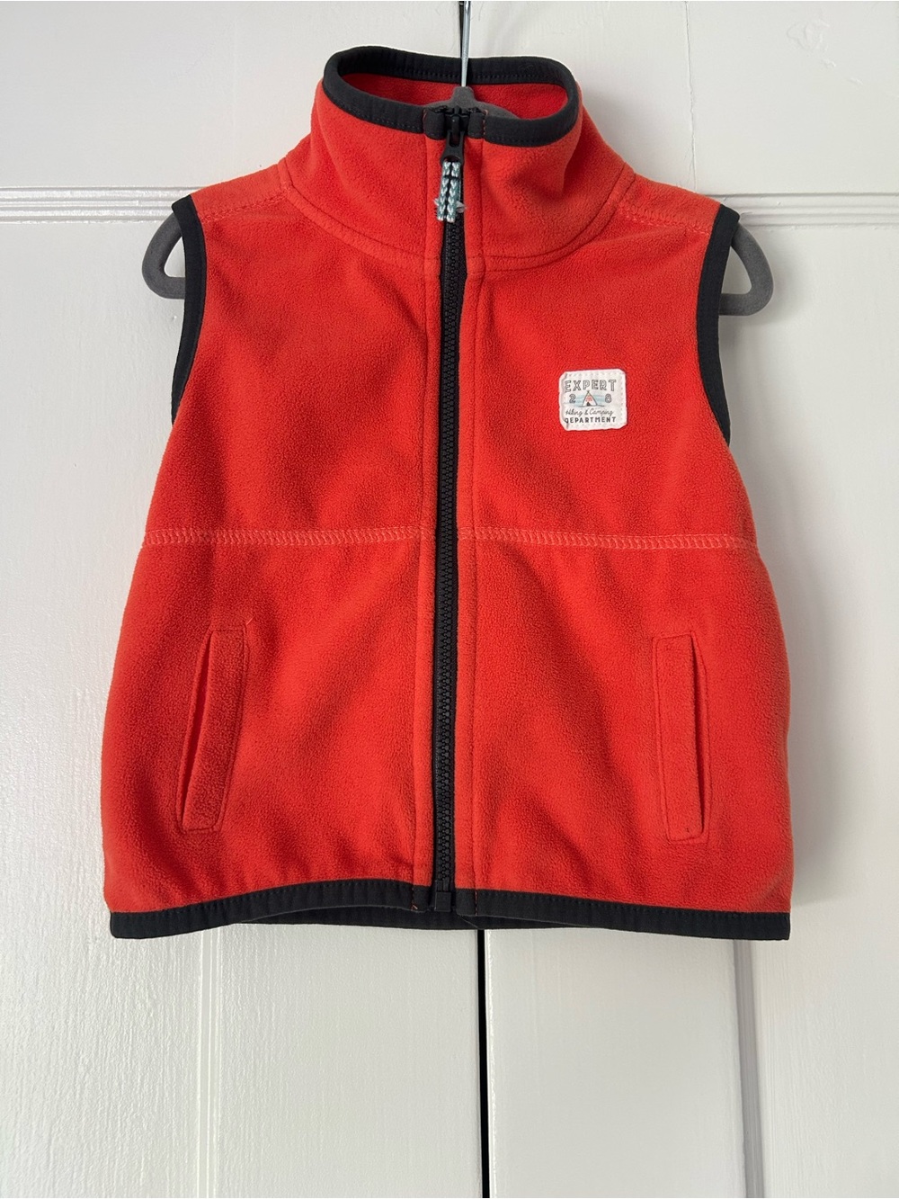 Carter’s Baby Toddler Fleece Vest in Orange - Size 18 Months